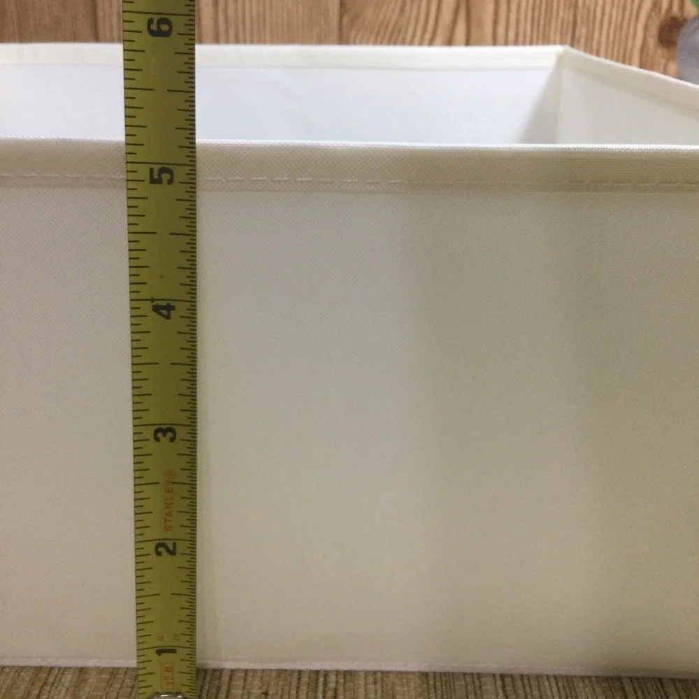 Collapsible Drawer Organizers fabric Cubes set of 3